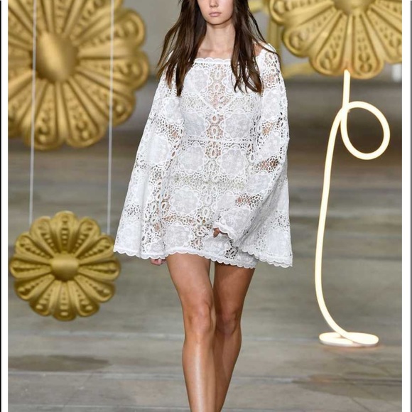 Alice McCallDiamond Veins Corded Lace Mini Dress (NWT)